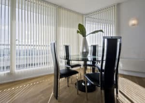 Installing Blinds in Office
